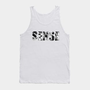 Sense (White Background) Tank Top